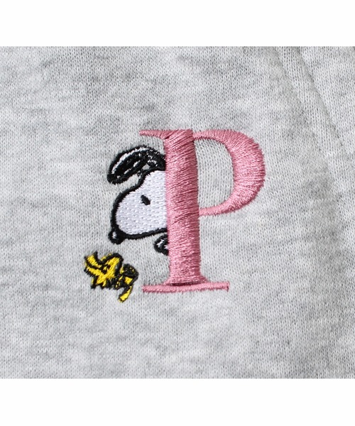 PEANUTS(ピーナッツ)の「【SNOOPY】スヌーピー&ウッドストック裏起毛スウェットパンツ(その他パンツ・レディース・チャコールグレー/ライトグレー/ブラック・L/M)」の8枚目の写真