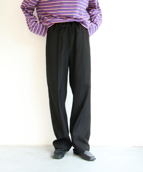 notch.（ノッチ）の「センターシームイージーパンツ（その他パンツ・レディース・ブラック/グリーン/ブルー/ライトパープル/レッド/ライム・M/TM）」の2枚目の写真