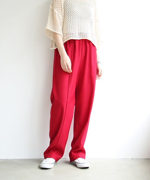 notch.（ノッチ）の「センターシームイージーパンツ（その他パンツ・レディース・ブラック/グリーン/ブルー/ライトパープル/レッド/ライム・M/TM）」の10枚目の写真