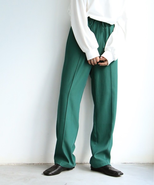 notch.（ノッチ）の「センターシームイージーパンツ（その他パンツ・レディース・ブラック/グリーン/ブルー/ライトパープル/レッド/ライム・M/TM）」の11枚目の写真