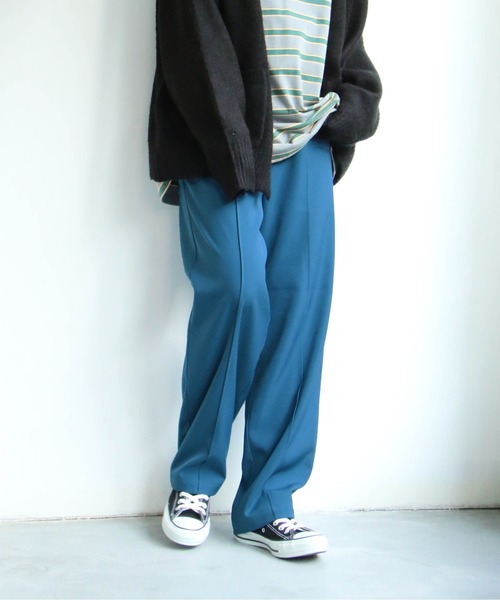 notch.（ノッチ）の「センターシームイージーパンツ（その他パンツ・レディース・ブラック/グリーン/ブルー/ライトパープル/レッド/ライム・M/TM）」の12枚目の写真