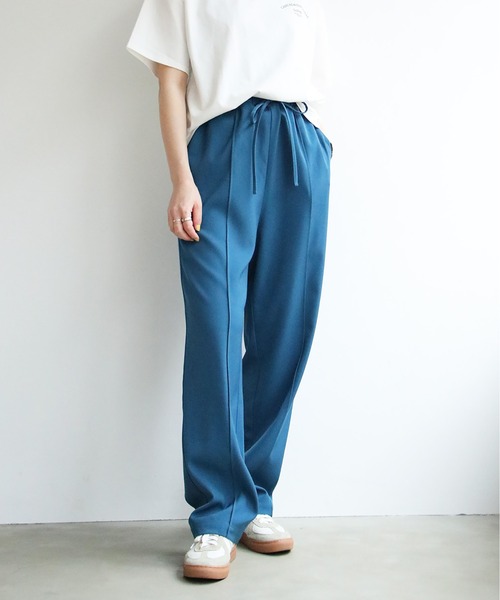 notch.（ノッチ）の「センターシームイージーパンツ（その他パンツ・レディース・ブラック/グリーン/ブルー/ライトパープル/レッド/ライム・M/TM）」の19枚目の写真