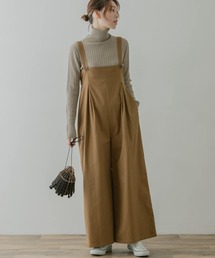 F by ROSSO | F by ROSSO　ツイルワイドオールインワン(サロペット/オーバーオール)