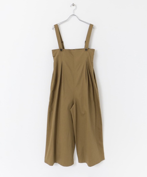 F by ROSSO（エフバイロッソ）の「F by ROSSO　ツイルワイドオールインワン（サロペット/オーバーオール・レディース・ネイビー/ベージュ・38/36）」の13枚目の写真