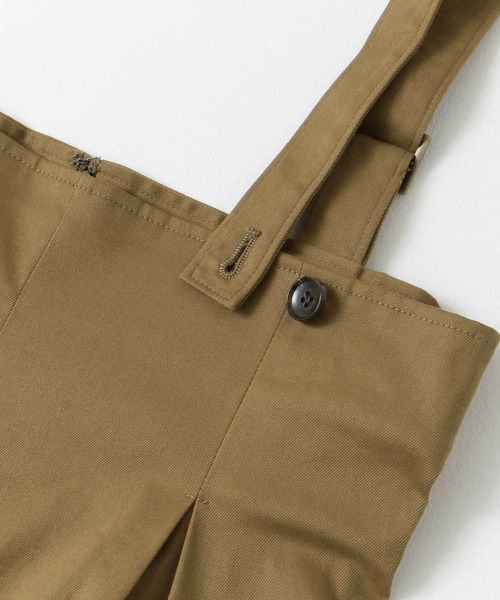 F by ROSSO（エフバイロッソ）の「F by ROSSO　ツイルワイドオールインワン（サロペット/オーバーオール・レディース・ネイビー/ベージュ・38/36）」の11枚目の写真