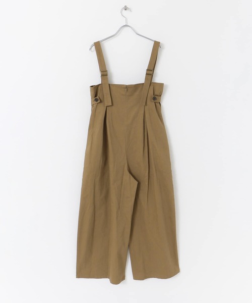 F by ROSSO（エフバイロッソ）の「F by ROSSO　ツイルワイドオールインワン（サロペット/オーバーオール・レディース・ネイビー/ベージュ・38/36）」の18枚目の写真