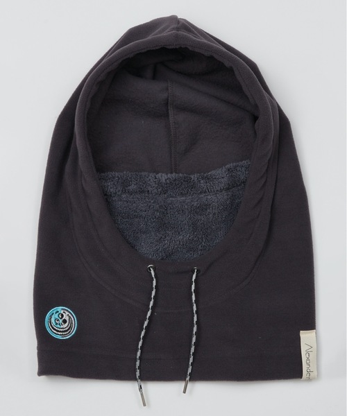 AlexanderLeeChang（アレキサンダーリーチャン）の「YOSHI47 HOOD WARMER（ネックウォーマー/スヌード・メンズ・ブラック/オレンジ/チャコール・ONESIZE）」の7枚目の写真