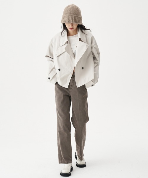 FEKETE（フェケテ）の「FEKETE 2WAY SHORT TRENCH JACKET（トレンチ