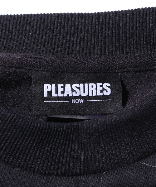 PLEASURES（プレジャー）の「PLEASURES/プレジャーズ PIECES REFLECTIVE CREWNECK クルー スウェット パズル リフレクター仕様 ワンポイントロゴ（スウェット・メンズ・ブラック/ブルー・M/XL/L）」の9枚目の写真