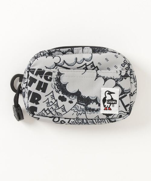 CHUMS（チャムス）の「CHUMS/チャムス ポーチ リサイクルデュアルソフトケース Recycle Dual Soft Case CH60-3138（ポーチ・メンズ・ベージュ/ブラック/ブラック×ブラック/カーキ/グレー/レッド/ブラウン/ネイビー/パープル/ブラック系その他2/ベージュ系その他2/ブラック×グレー/その他・FREE）」の6枚目の写真