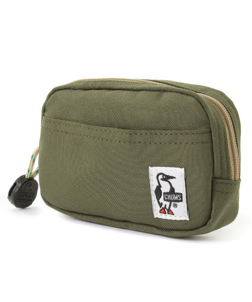 CHUMS（チャムス）の「CHUMS/チャムス ポーチ リサイクルデュアルソフトケース Recycle Dual Soft Case CH60-3138（ポーチ・メンズ・ベージュ/ブラック/ブラック×ブラック/カーキ/グレー/レッド/ブラウン/ネイビー/パープル/ブラック系その他2/ベージュ系その他2/ブラック×グレー/その他・FREE）」の10枚目の写真