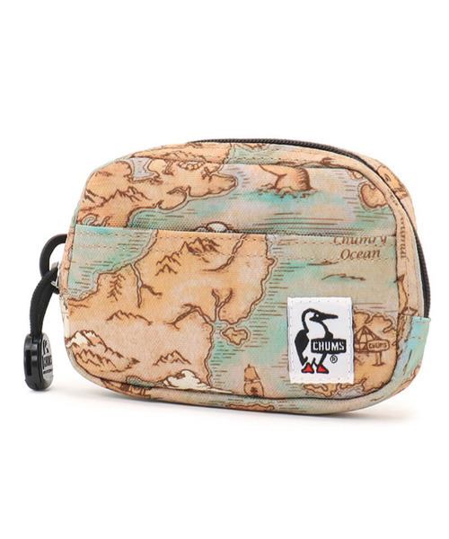 CHUMS（チャムス）の「CHUMS/チャムス ポーチ リサイクルデュアルソフトケース Recycle Dual Soft Case CH60-3138（ポーチ・メンズ・ベージュ/ブラック/ブラック×ブラック/カーキ/グレー/レッド/ブラウン/ネイビー/パープル/ブラック系その他2/ベージュ系その他2/ブラック×グレー/その他・FREE）」の9枚目の写真