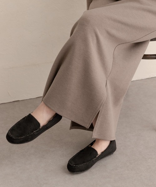 RODE SKO（ロデスコ）の「エコファースリッポン（スリッポン・レディース・ブラック/ベージュ/グレー/オフホワイト・38/37）」の10枚目の写真