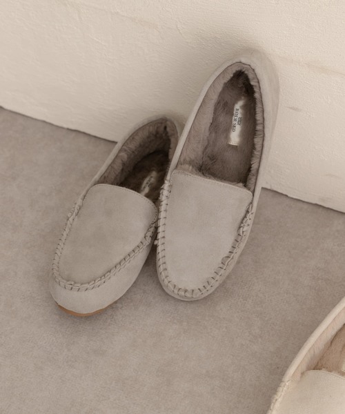 RODE SKO（ロデスコ）の「エコファースリッポン（スリッポン・レディース・ブラック/ベージュ/グレー/オフホワイト・38/37）」の14枚目の写真