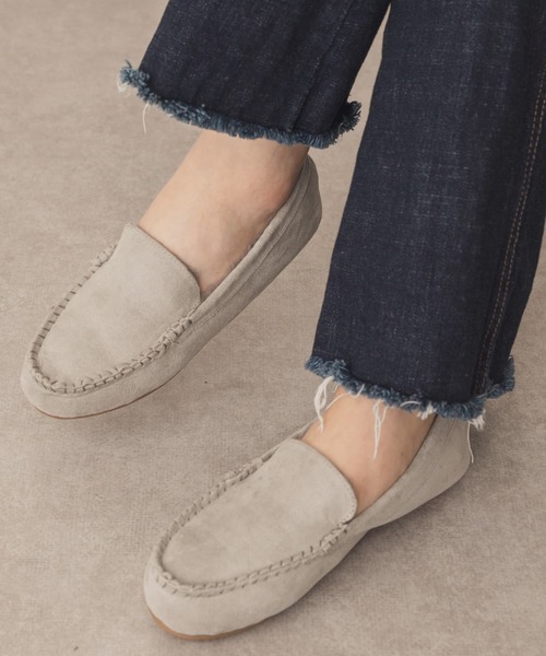 RODE SKO（ロデスコ）の「エコファースリッポン（スリッポン・レディース・ブラック/ベージュ/グレー/オフホワイト・38/37）」の16枚目の写真