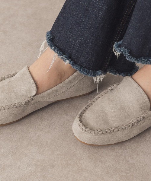 RODE SKO（ロデスコ）の「エコファースリッポン（スリッポン・レディース・ブラック/ベージュ/グレー/オフホワイト・38/37）」の18枚目の写真