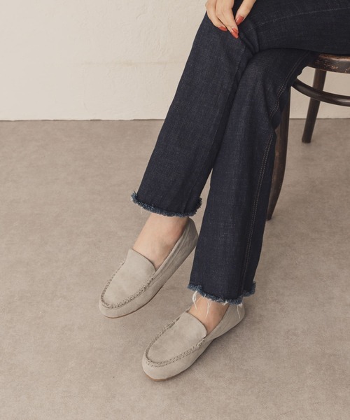 RODE SKO（ロデスコ）の「エコファースリッポン（スリッポン・レディース・ブラック/ベージュ/グレー/オフホワイト・38/37）」の20枚目の写真