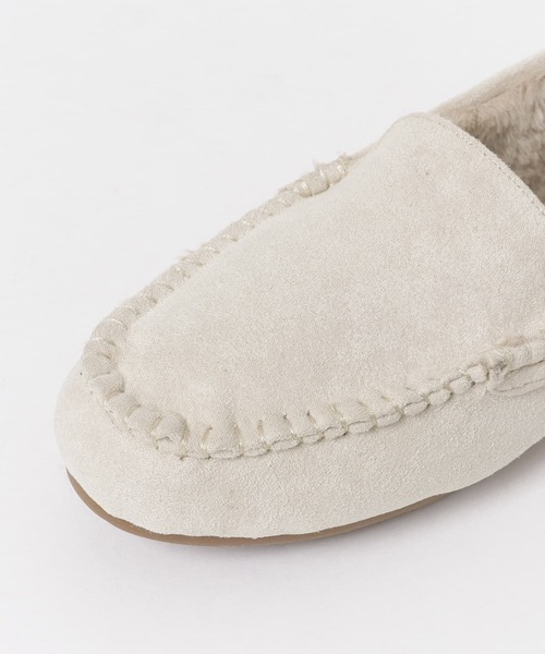 RODE SKO（ロデスコ）の「エコファースリッポン（スリッポン・レディース・ブラック/ベージュ/グレー/オフホワイト・38/37）」の22枚目の写真