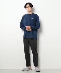 Champion（チャンピオン）の「【Champion】ルームウェア 長袖＆長パンツ　ダイヤキルト・裏毛起毛　セットアップ（ルームウェア/パジャマ・メンズ）」
