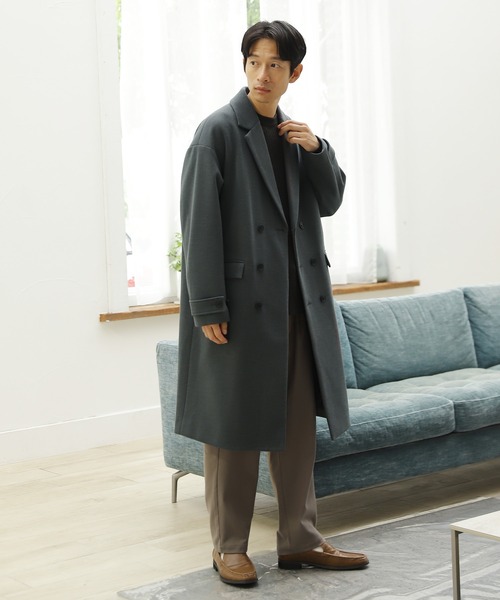 LAKOLE(ラコレ)の「アクリルストレッチ針抜きニットプルオーバー / 959036(ニット/セーター・メンズ・アイボリー/チャコール/カーキブラウン/スカイブルー・MEDIUM/LARGE)」の6枚目の写真