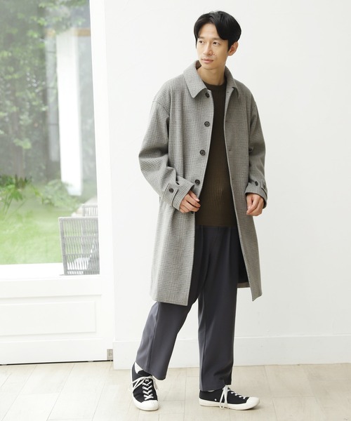 LAKOLE(ラコレ)の「アクリルストレッチ針抜きニットプルオーバー / 959036(ニット/セーター・メンズ・アイボリー/チャコール/カーキブラウン/スカイブルー・MEDIUM/LARGE)」の11枚目の写真