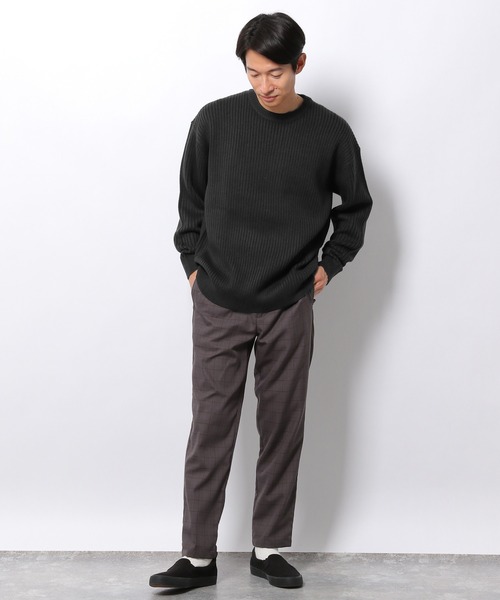 LAKOLE(ラコレ)の「アクリルストレッチ針抜きニットプルオーバー / 959036(ニット/セーター・メンズ・アイボリー/チャコール/カーキブラウン/スカイブルー・MEDIUM/LARGE)」の16枚目の写真