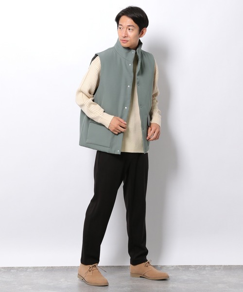 LAKOLE(ラコレ)の「アクリルストレッチ針抜きニットプルオーバー / 959036(ニット/セーター・メンズ・アイボリー/チャコール/カーキブラウン/スカイブルー・MEDIUM/LARGE)」の21枚目の写真