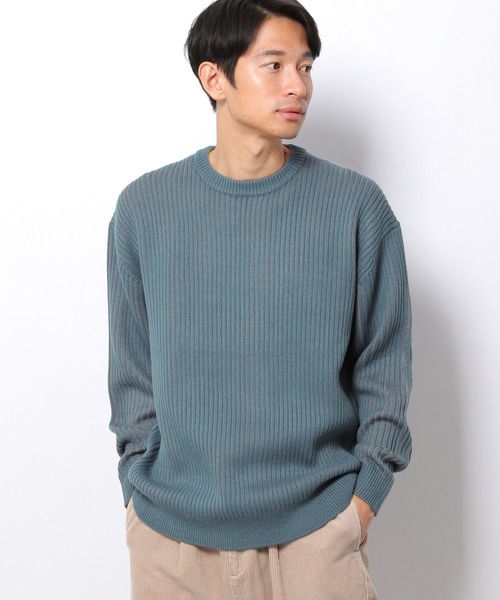 LAKOLE(ラコレ)の「アクリルストレッチ針抜きニットプルオーバー / 959036(ニット/セーター・メンズ・アイボリー/チャコール/カーキブラウン/スカイブルー・MEDIUM/LARGE)」の19枚目の写真