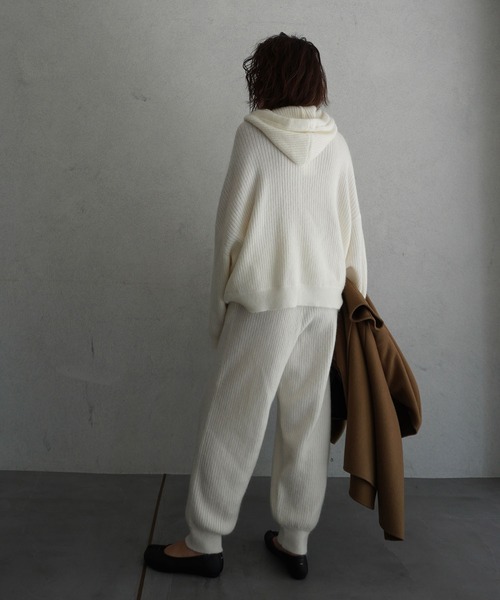 etre tokyo モヘヤニットフーディー モヘヤニットイージーパンツ オフホ etre tokyo モヘヤニットフーディー モヘヤニットイージーパンツ