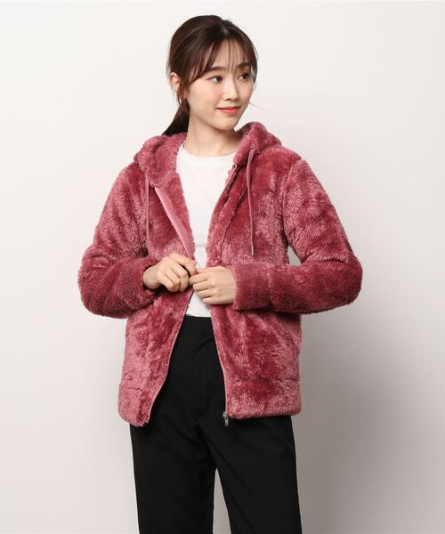 Champion（チャンピオン）の「チャンピオン  ZIP HOODED JACKET_（その他アウター・レディース・ベージュ/ローズ・M/L）」の2枚目の写真