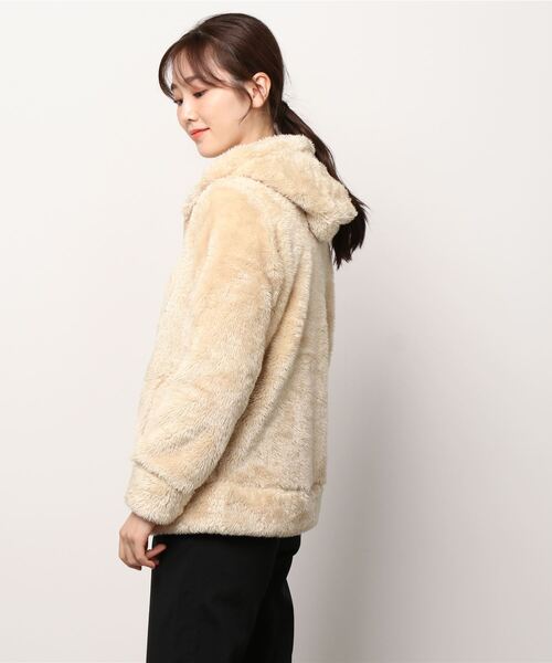 Champion（チャンピオン）の「チャンピオン  ZIP HOODED JACKET_（その他アウター・レディース・ベージュ/ローズ・M/L）」の4枚目の写真