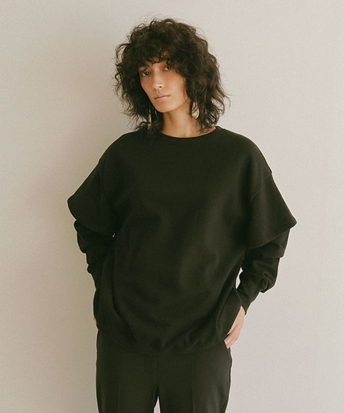 ETRE TOKYO（エトレトウキョウ）の「カットワークスリーブスウェット