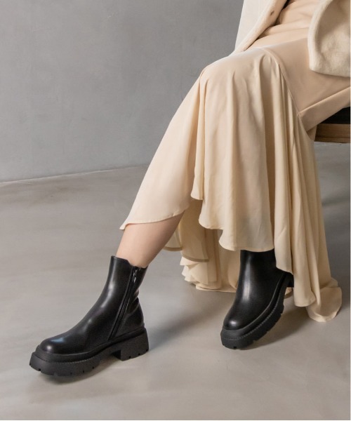 RANDA（ランダ）の「ストレスフリー/チェルシーブーツ（ブーツ・レディース・ブラック/ベージュ/アイボリー・LL/S/M/L）」の20枚目の写真