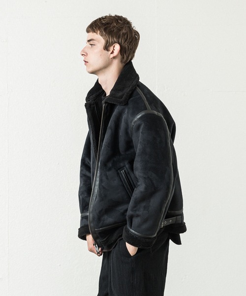 SLICK（スリック）の「フェイクムートンB-3ジャケット（ミリタリー