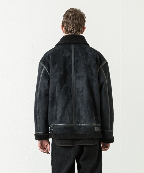 SLICK（スリック）の「フェイクムートンB-3ジャケット（ミリタリー