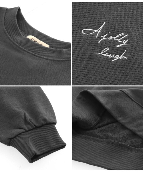 CHILLE(チル)の「刺繍ロゴBIG裏毛スウェット(スウェット・レディース・スミクロ/ライトブルー/ホワイト・FREE)」の18枚目の写真