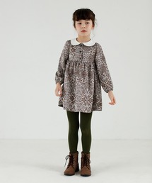 D.fesense | 花柄襟付ワンピース(ワンピース)