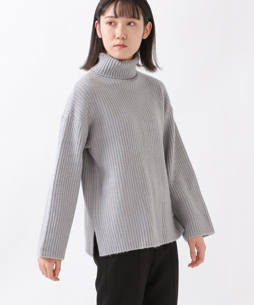 ALAND（エーランド）の「3.3Field Trip／SOFT KNITタートル　2260572（ニット/セーター・レディース・ブラック/グレー/アイボリー・FREE）」の2枚目の写真