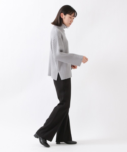 ALAND（エーランド）の「3.3Field Trip／SOFT KNITタートル　2260572（ニット/セーター・レディース・ブラック/グレー/アイボリー・FREE）」の4枚目の写真