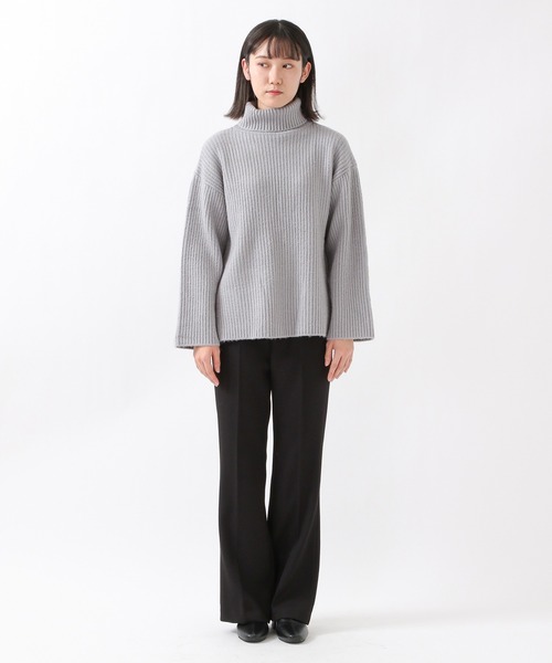 ALAND（エーランド）の「3.3Field Trip／SOFT KNITタートル　2260572（ニット/セーター・レディース・ブラック/グレー/アイボリー・FREE）」の16枚目の写真
