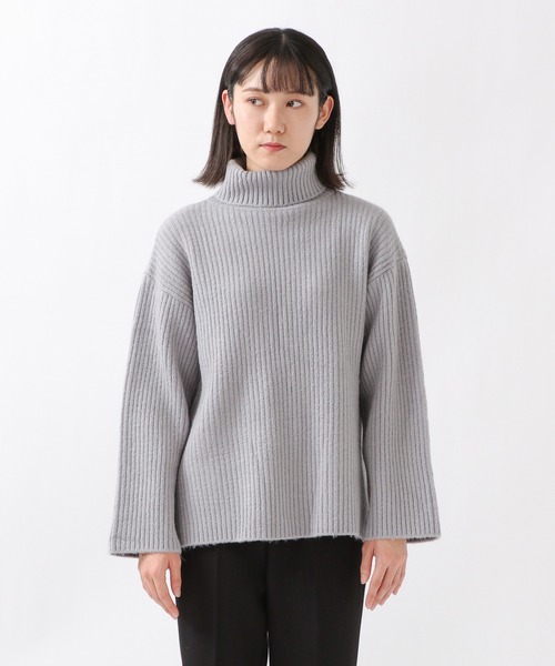 ALAND（エーランド）の「3.3Field Trip／SOFT KNITタートル　2260572（ニット/セーター・レディース・ブラック/グレー/アイボリー・FREE）」の10枚目の写真