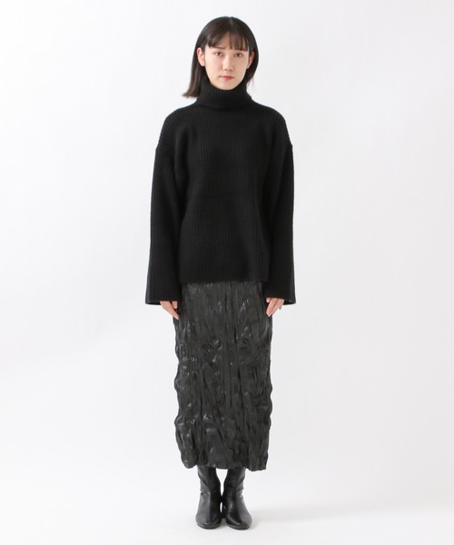 ALAND（エーランド）の「3.3Field Trip／SOFT KNITタートル　2260572（ニット/セーター・レディース・ブラック/グレー/アイボリー・FREE）」の13枚目の写真