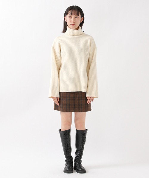 ALAND（エーランド）の「3.3Field Trip／SOFT KNITタートル　2260572（ニット/セーター・レディース・ブラック/グレー/アイボリー・FREE）」の17枚目の写真