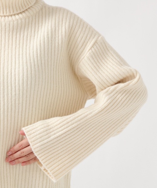 ALAND（エーランド）の「3.3Field Trip／SOFT KNITタートル　2260572（ニット/セーター・レディース・ブラック/グレー/アイボリー・FREE）」の21枚目の写真