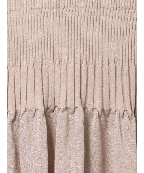 MERCURYDUO（マーキュリーデュオ）の「シャーリングニットワンピース（ワンピース・レディース・ブラック/ダークグリーン/ベージュ・FREE）」の11枚目の写真