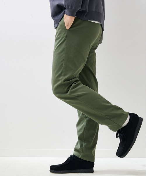 417 EDIFICE（フォーワンセブンエディフィス）の「【CAVE】 ベーシック イージーパンツ（チノパンツ・メンズ・ホワイト/ベージュ/カーキ/ネイビー・SMALL/MEDIUM/LARGE）」の3枚目の写真