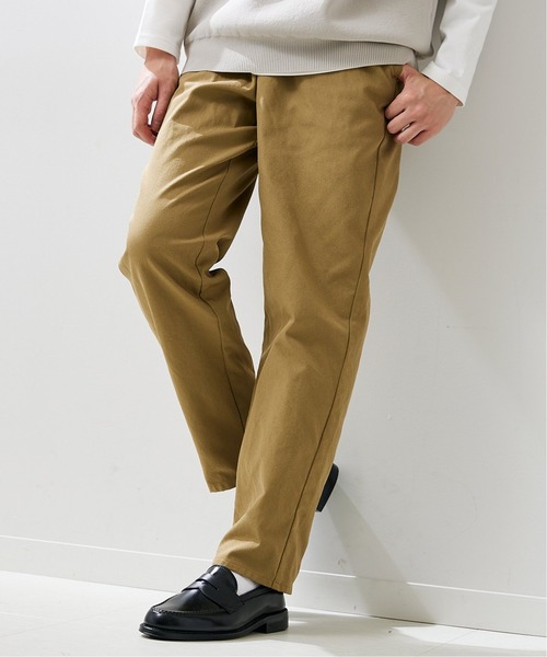 417 EDIFICE（フォーワンセブンエディフィス）の「【CAVE】 ベーシック イージーパンツ（チノパンツ・メンズ・ホワイト/ベージュ/カーキ/ネイビー・SMALL/MEDIUM/LARGE）」の19枚目の写真