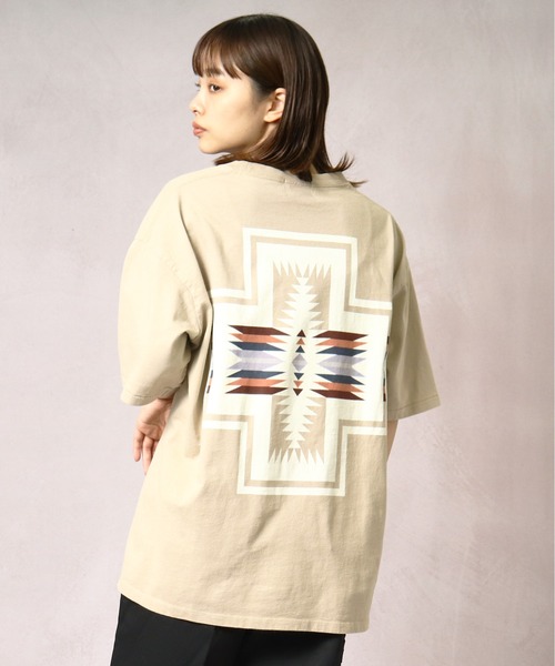 PENDLETON(ペンドルトン)の「【 PENDLETON / ペンドルトン 】 HARDING PRINT T-shirt Tシャツ ハーディング 半袖 MNY(Tシャツ/カットソー・メンズ・グレー/ベージュ/ブラック/グリーン/ホワイト・L/M)」の4枚目の写真