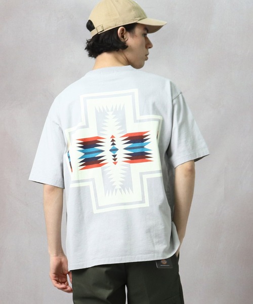 PENDLETON(ペンドルトン)の「【 PENDLETON / ペンドルトン 】 HARDING PRINT T-shirt Tシャツ ハーディング 半袖 MNY(Tシャツ/カットソー・メンズ・グレー/ベージュ/ブラック/グリーン/ホワイト・L/M)」の3枚目の写真