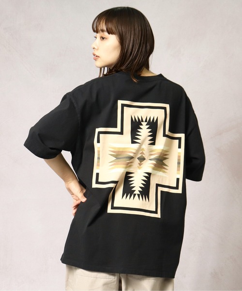 PENDLETON(ペンドルトン)の「【 PENDLETON / ペンドルトン 】 HARDING PRINT T-shirt Tシャツ ハーディング 半袖 MNY(Tシャツ/カットソー・メンズ・グレー/ベージュ/ブラック/グリーン/ホワイト・L/M)」の2枚目の写真